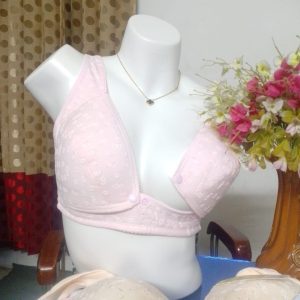 1-Piece Soft Pink Color Mother Bra